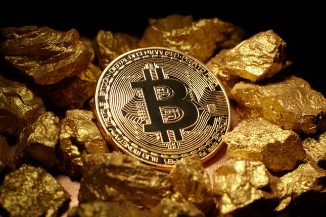 Image for article titled Bitcoin is better than gold — even as gold hits record highs. Here's why