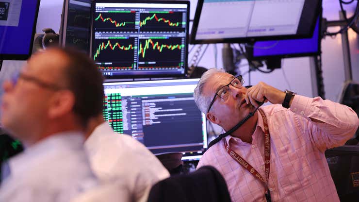 Image for Wholesale inflation is down, bringing the Dow and others back on track