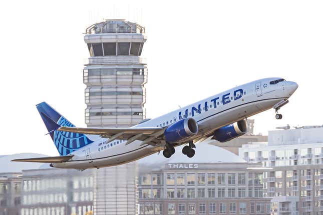 A United Airlines plane