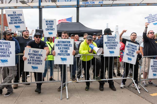 Thousands of International Longshoremen’s Association members walked off the job in October after failing to get a new labor contact before the current one expired. 