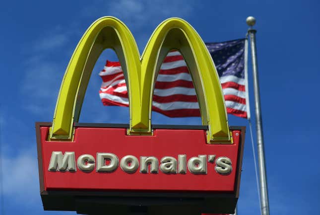 A McDonald’s restaurant in Miami, Florida. 