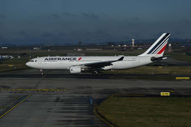 An Air France plane