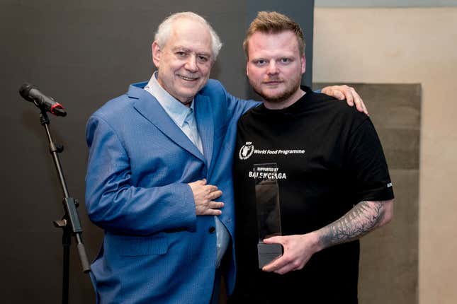 Steven Plotnicki and Rasmus Munk, of Alchemist, during the announcement of the list of the best restaurants in Europe, at Taller de Bombas, on 12 June, 2023 in Madrid, Spain. 