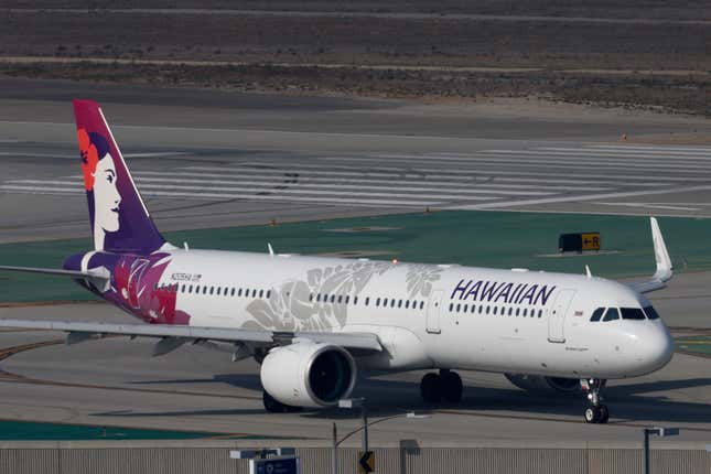 A Hawaiian Airlines plane