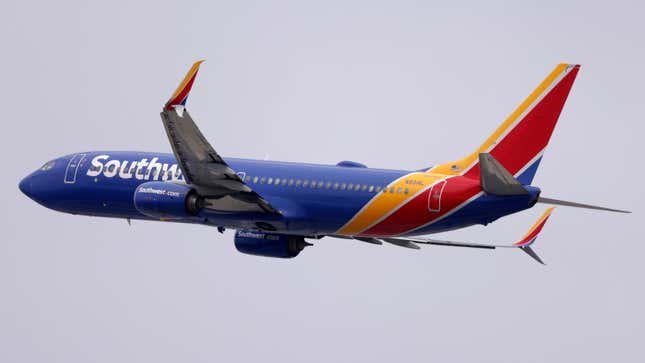 A Southwest Airlines plane